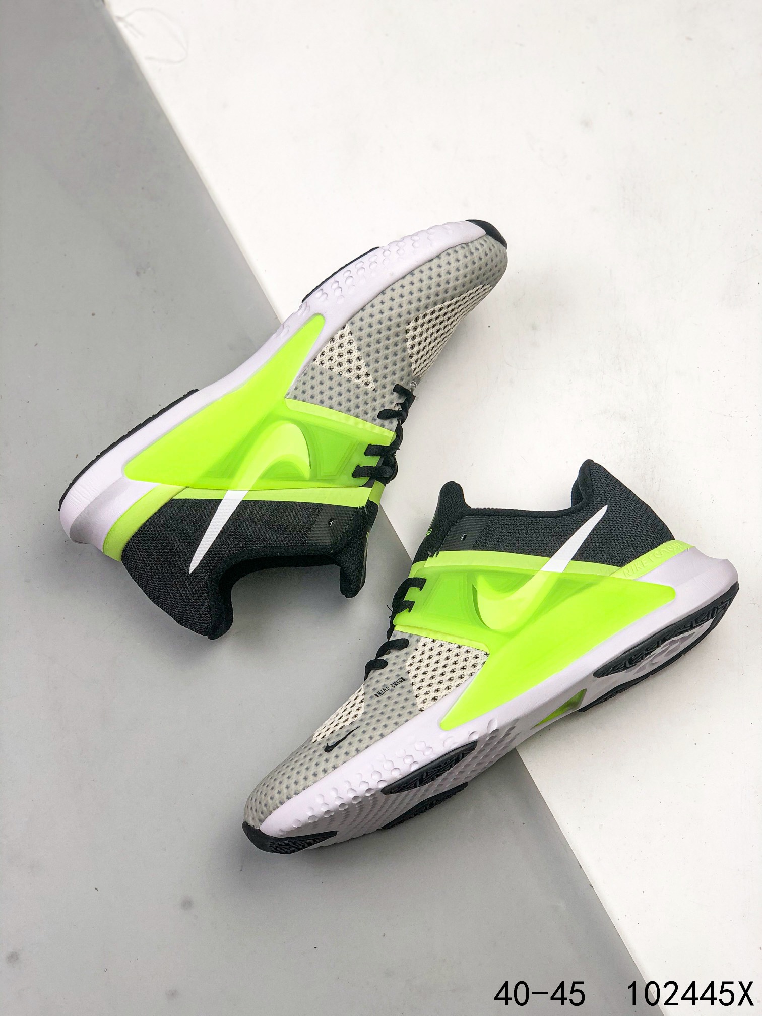Nike Renew Green Grey Black White Shoes